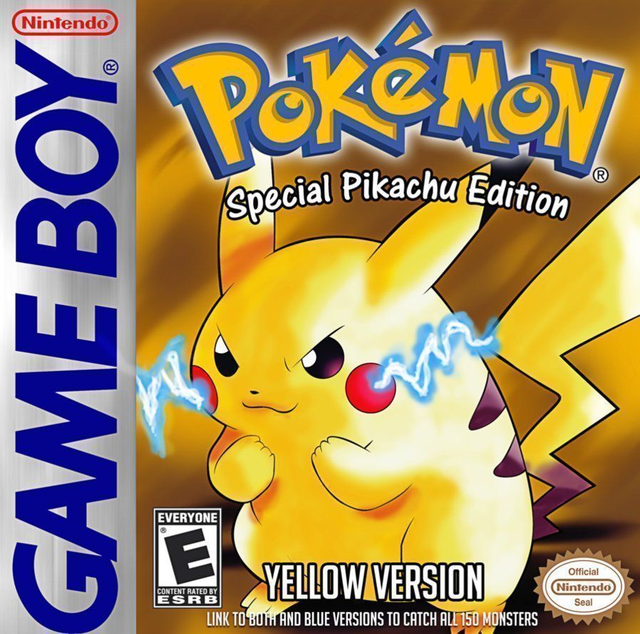 Pokemon: Shocking Yellow Nintendo DS Box Art Cover by E-FlowGFX