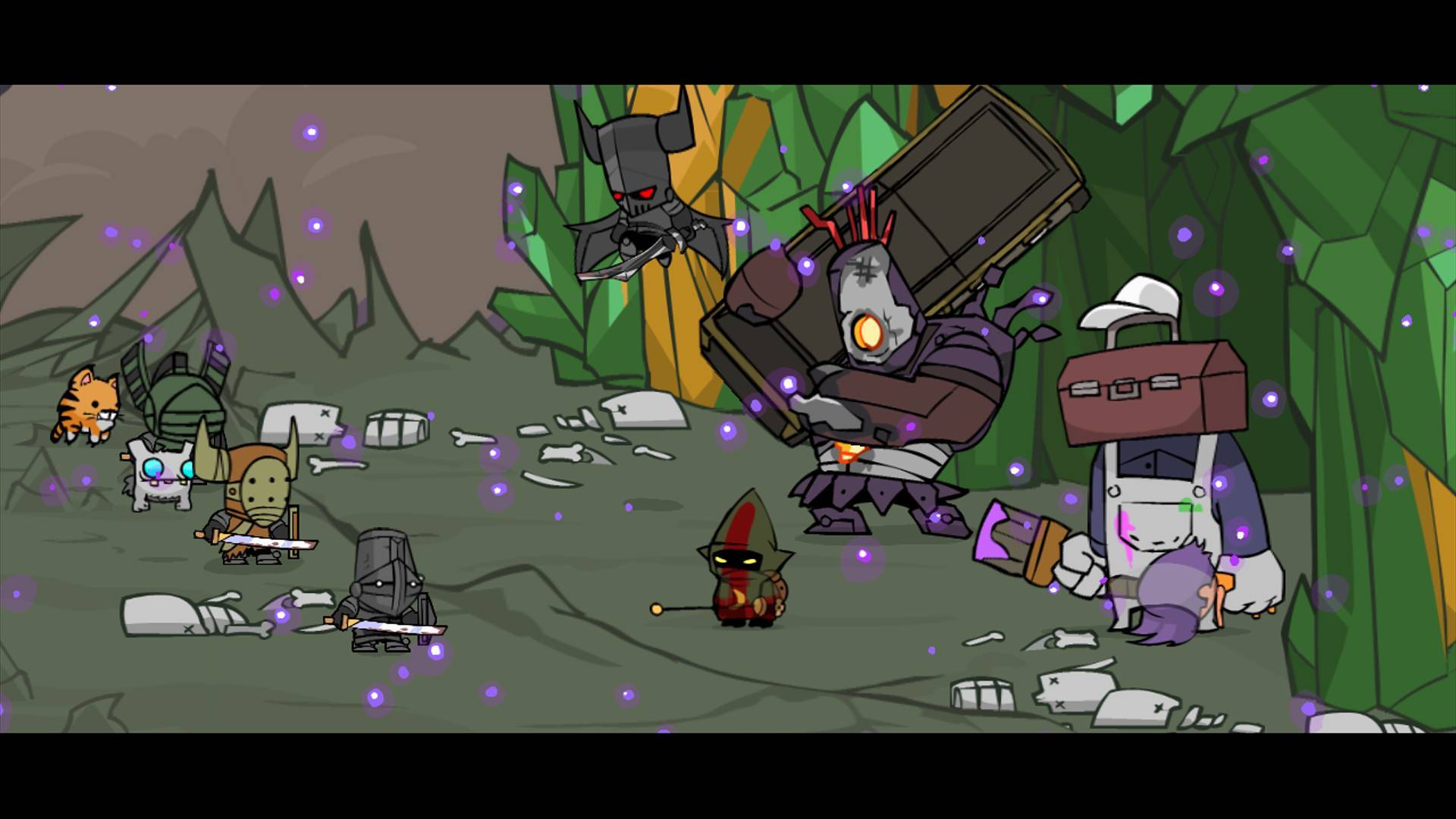 Castle Crashers 2 - All Bosses + Ending Castle 